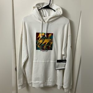 BAD BRAINS x ELEMENT Sweatshirt Hoodie NEW NWT RARE Mens Medium M White